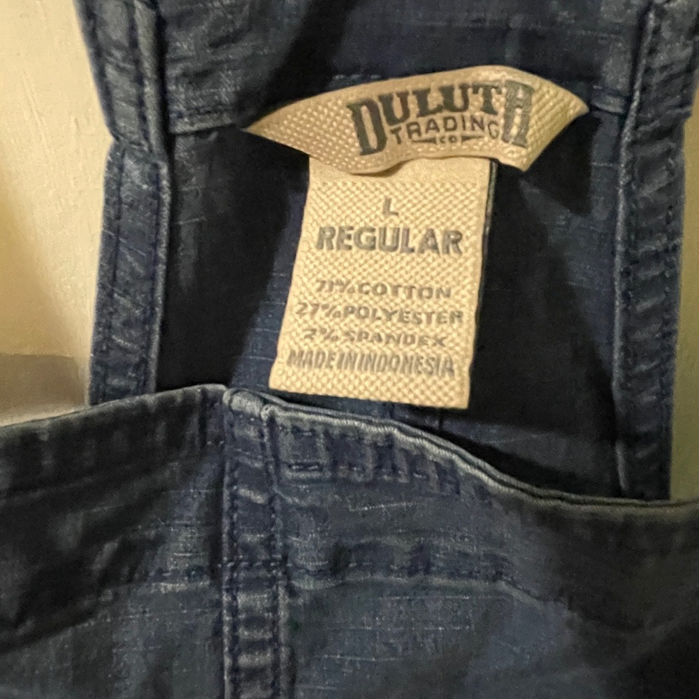 Duluth Trading Co Blue Overalls Size: L - Picture 2 of 5